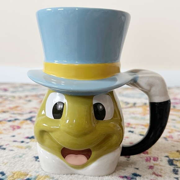 Disney  Jiminy Cricket Sculpted Mug 19oz Hot Beverage Cup - Picture 1 of 6